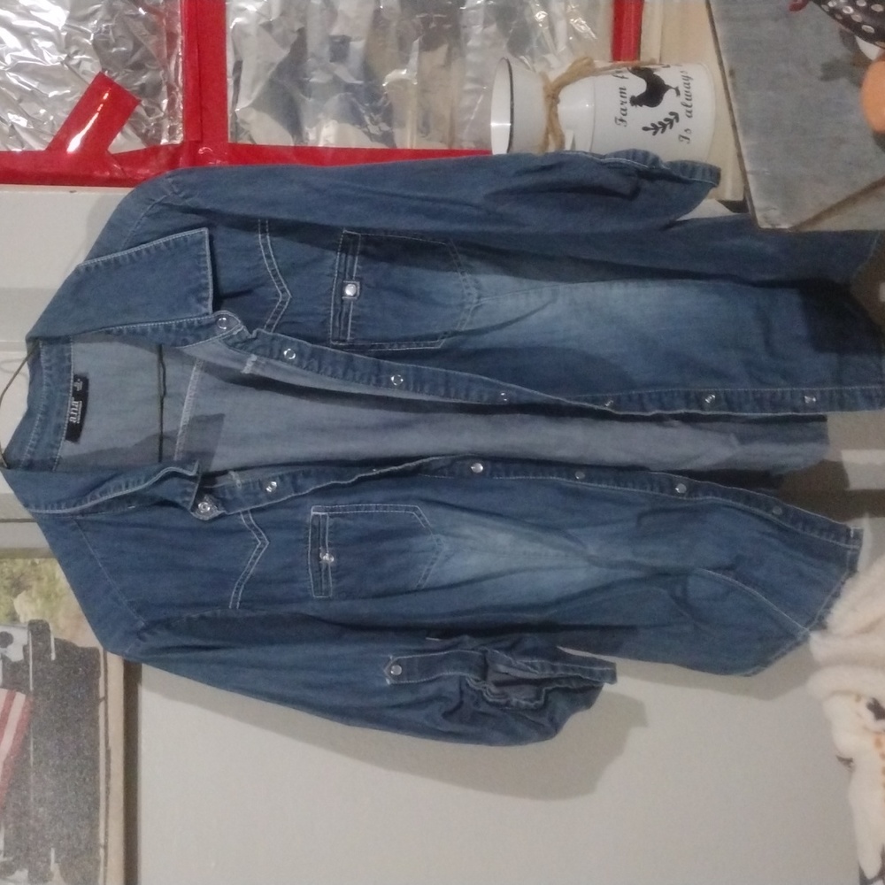 A.n.a denim shirt